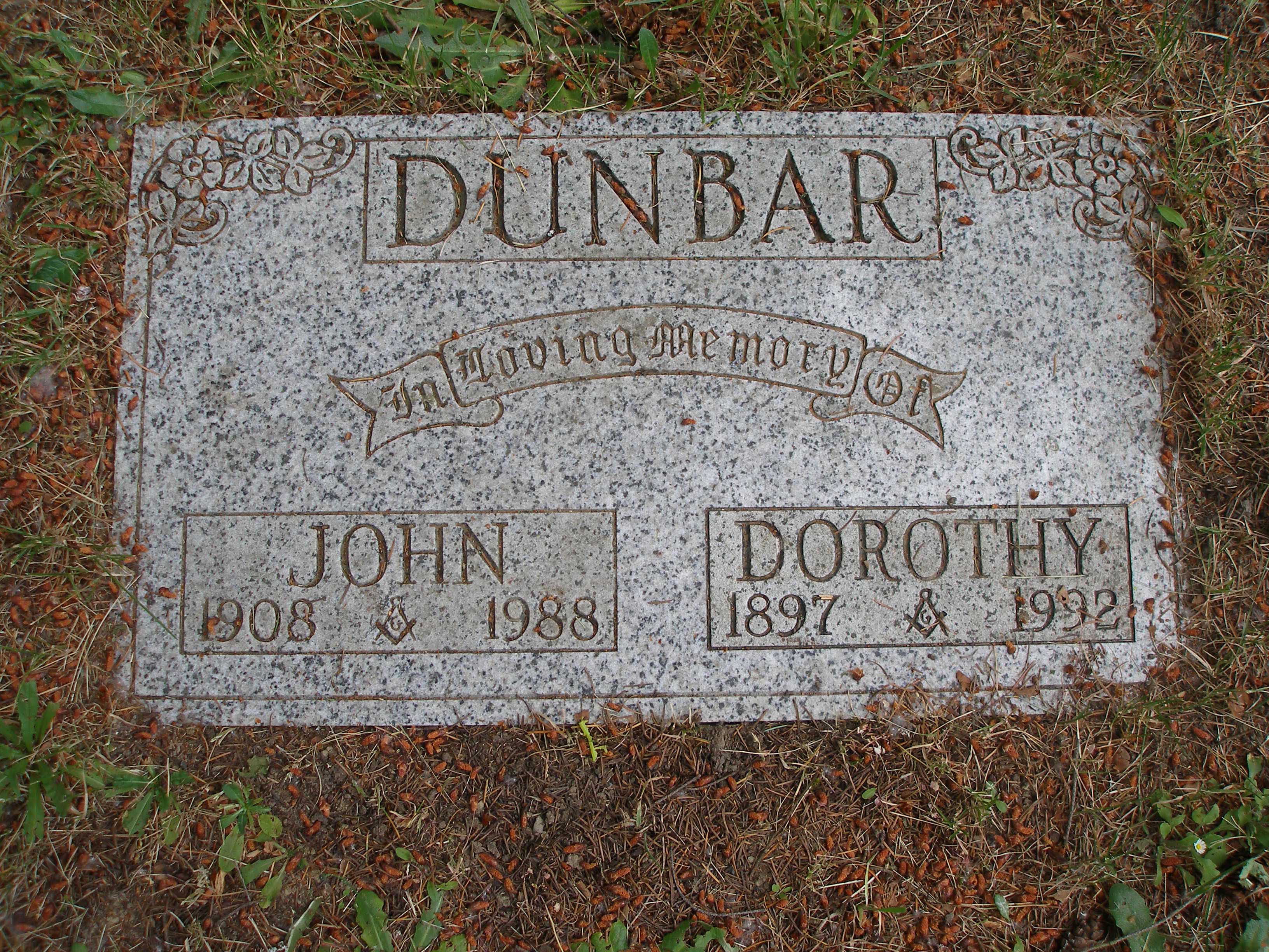 John Dunbar grave